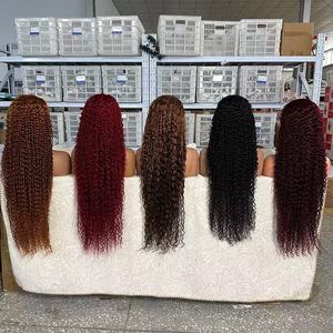 Glueless Machine Made Beginner Friendly Kinky Curly Coily <strong>Half</strong> <strong>Wig</strong> Invisible Drawstring Glueless Flip HD Remy Human Hair <strong>Wig</strong> - Product Image 2