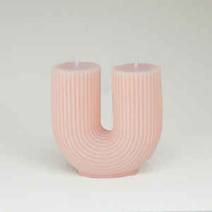 Handmade U Shape Pillar Soy Wax Scented <b>Candles</b> Wholesale Custom Home Bedroom Aromatherapy Gift <b>Candle</b> - Product Image 5