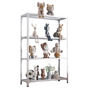 Estante de Almacenamiento de Acero Angular Blanco Ajustable de 6/5/4/3 Niveles, Estante de Cocina para el Hogar - Product Image 3