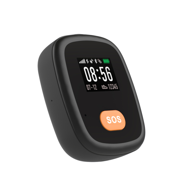 Wearable Medical Alert Pendant Real Time GPS Tracking LBS BLE WiFi Position Fall Alert SOS Pendant