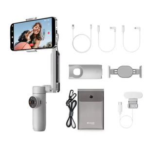 Trípode Ajustable para Cámara de Acción Insta360, Batería de Larga Duración, Tecnología IA, <span class=keywords><strong>Palo</strong></span> Selfie Integrado <span class=keywords><strong>Insta</strong></span> <span class=keywords><strong>360</strong></span> de 1 Paso, ABS - Product Image 1