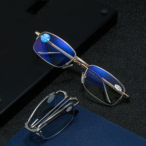 <span class=keywords><strong>Gafas</strong></span> de lectura plegables para <span class=keywords><strong>hombre</strong></span> y mujer, anteojos de lectura ultraligeros con luz azul, 1,0 1,5 2,0 - Product Image 2