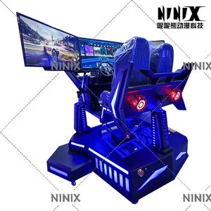 เครื่องเกมแข่งรถ VR ขนาดใหญ่ พร้อมระบบจำลองการหมุนที่สมจริง อุปกรณ์แข่งรถแบบหมุนได้ รับประกัน 1 ปี ผลิตจากโลหะ - Product Image 2