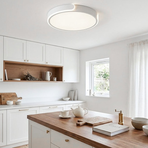Lampu Plafon <span class=keywords><strong>LED</strong></span> Modern dengan Penutup Akrilik untuk Kamar Tidur, Ruang Tamu & Ruang Belajar, Suhu Warna Dapat Disesuaikan - Product Image 2
