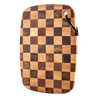 Aanpasbaar acaciahouten geruit snijplank massief houten keukenkleding PC-gefabriceerde snijplank