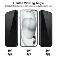 3PCS Set 3 en 1 Film de protection d'écran HD transparent avec étui en TPU pour Iphone 11 12 13 14 15 16 pro max