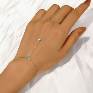 Pulseras Apilables Básicas de Plata 925 con Perlas Turquesa y Circones de Colores en Varios Estilos para Mujer, Marca CANNER - Product Image 6