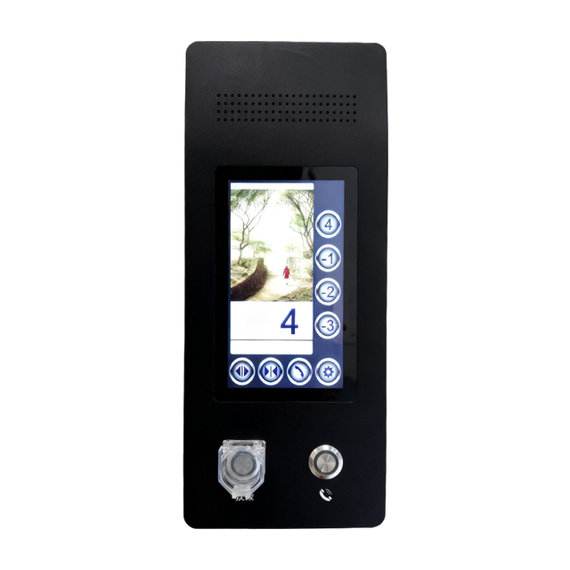 7 Inch Capacitive Touch Panel LCD Screen Display with Metal Housing DC12-24V for Hotel Elevator Control ELEVORO SFTC-CCB-T7-BT