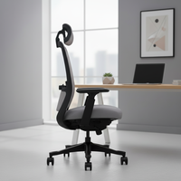 Nouvelle chaise de bureau ergonomique moderne populaire en maille, pivotante, inclinable, réglable en hauteur, de qualité supérieure, avec verrouillage à 4 vitesses