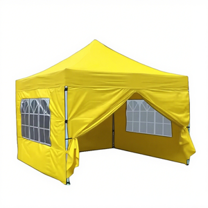 Toldo plegable portátil <span class=keywords><strong>3x3</strong></span> 10x10 Carpa de jardín con paredes de red Marco de aluminio Material de tela Oxford para uso en exteriores - Product Image 2