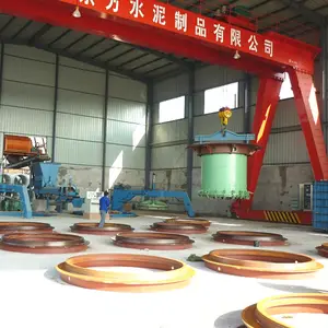 Sewer Pipe Single Off-set Joint Pipe Production Line RCP Concrete Drain Pipe Making Machinery