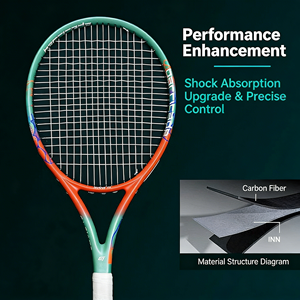 Aerodynamic streamlined structure cuts swing resistance, stable <b>rebound</b> feedback for fast offensive & defensive rhythm play - Product Image 2