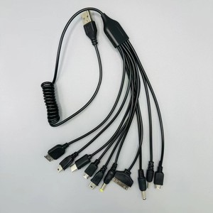 Một-Mười 1x10 phổ PVC Áo khoác điện mở rộng điện thoại di động sạc cáp cho xe ô tô & Thiết bị nhỏ - Product Image 5