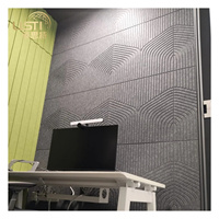 Panneaux muraux cannelés au design innovant pour la décoration de la maison et du bureau, autocollants muraux de luxe, matériaux écologiques, panneaux muraux acoustiques