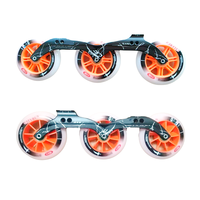 Roues de patins à roulettes de course F1 haute vitesse - Roues de remplacement professionnelles en PU pour patineurs universels - Diamètre 90/100/110/125