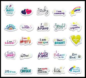 Autocollants d'affirmation en vinyle imperméables citations positives, notes inspirantes et messages de motivation parfaits pour les ordinateurs portables, les bouteilles - Product Image 2