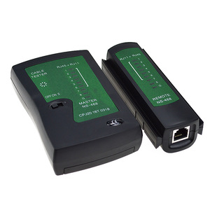 เครื่องทดสอบสายเคเบิล NSS 468A RJ45 RJ11 เครื่องวิเคราะห์เครือข่ายจอแสดงผล LED ชุดรีโมทมาสเตอร์ - Product Image 4