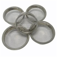 Filtro de malla de alambre de acero inoxidable 304 con orificios cuadrados de 40, 50 y 60 mallas para cuencos, elementos filtrantes de líquidos