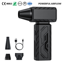 Souffleur d'air turbo sans balais 100 000 tr/min, 6000 mAh, sans fil, rechargeable, portable, écologique, pour voiture et PC, avec logo personnalisé