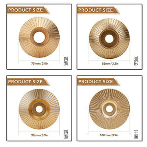 Disques de ponçage à pointe pour meulage de surface biseautée et incurvée, pour plateau à thé, pour meuleuse d'angle, pour le polissage du bois - Product Image 5