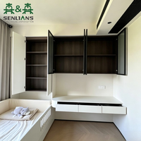 Bureau Tatami SLS sur mesure pour toute la maison, style moderne, avec portes ouvertes, grand rangement, en bois, couleur personnalisable, écologique, en stock