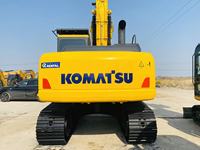 Excavatrice Komatsu PC160-7 d'occasion en bon état, engin de construction avec moteur, boîte de vitesses, pompe et roulement