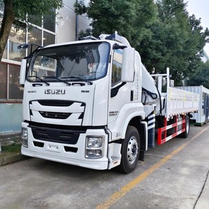 Prix d'usine ISUZU FTR Camion 12 tonnes 14 tonnes avec grue à bras articulé FVR Camion 10 tonnes Chargeur à grue articulée - Product Image 4
