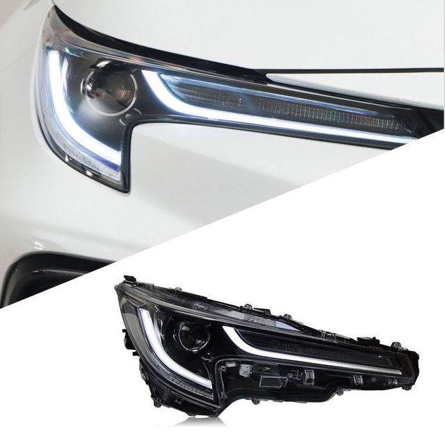 New 2019-2021 for Levin Front LED Headlight Assembly with Day Running Lights & Turn Signal 6000K