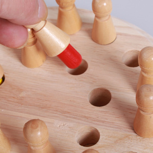 Superventas, palo de memoria de madera <span class=keywords><strong>3D</strong></span>, juguetes de <span class=keywords><strong>ajedrez</strong></span>, juego educativo Montessori, juego cognitivo de Color para niños y niñas CE - Product Image 5
