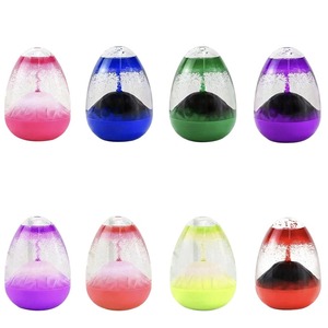 Oem/ODM chuyển động chất lỏng núi lửa trứng Acrylic thân thiện với môi giáo dục căng thẳng cứu trợ đồng hồ cát hẹn giờ trang trí cho trẻ em - Product Image 2