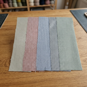 Tissu extensible en poly-linénoïde teint en fil à rayures et à carreaux 150 GSM, tissé pour vêtements d'extérieur et textiles de maison, 58/60 pouces, pour filles et garçons - Product Image 3