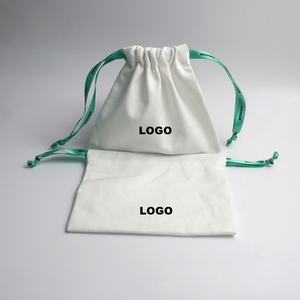 ถุงผ้าฝ้ายใส่เครื่องประดับแบบมีเชือกผูกพร้อมโลโก้สั่งทำ - Product Image 6
