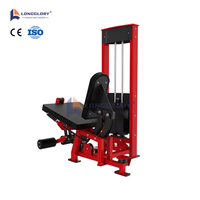 Chaise d'extension des jambes à double fonction pour entraînement des quadriceps, équipement de musculation professionnel