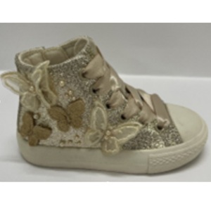Zapatos Unisex con Cierre de Velcro, Modelo SS25-SJ081, Detalle de Flecos, Zapatillas de Caña Alta Vulcanizadas, Hechas en Vietnam - Product Image 3