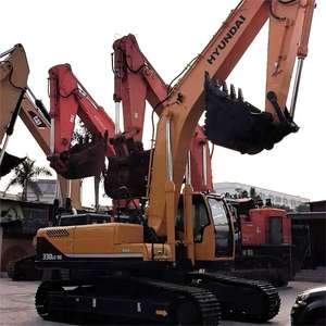 Excavatrice Hyundai 330LC-9 d'occasion, 33 tonnes, sur chenilles, à bas prix, en stock, à vendre. Composants principaux : moteur, engrenages. - Product Image 4
