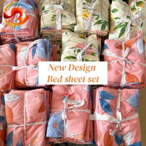 Parure de <span class=keywords><strong>lit</strong></span> 4 pièces Jimmy, draps king size, ensemble de literie pour <span class=keywords><strong>lit</strong></span> 3 <span class=keywords><strong>places</strong></span> avec taies d'oreiller - Product Image 3