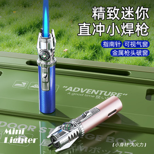 Encendedor Fogson Mini Spitfire con Llama Azul, Resistente al Viento, Metálico, Ecológico, con Brújula, Portátil, para Uso en Exteriores - Product Image 4