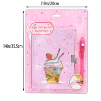 Journal intime personnalisé verrouillable avec clé et stylo pour enfants ensemble de papeterie d'écriture pour cahier à couverture rigide