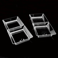 Plaque de compartiment utile en plastique de forme carrée de même taille pour les aliments multiples