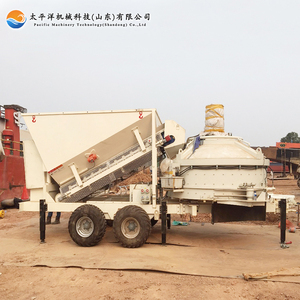 Harga pabrik mini mobile beton batching tanaman otomatis portable siap campuran beton semen pencampuran tanaman - Product Image 5