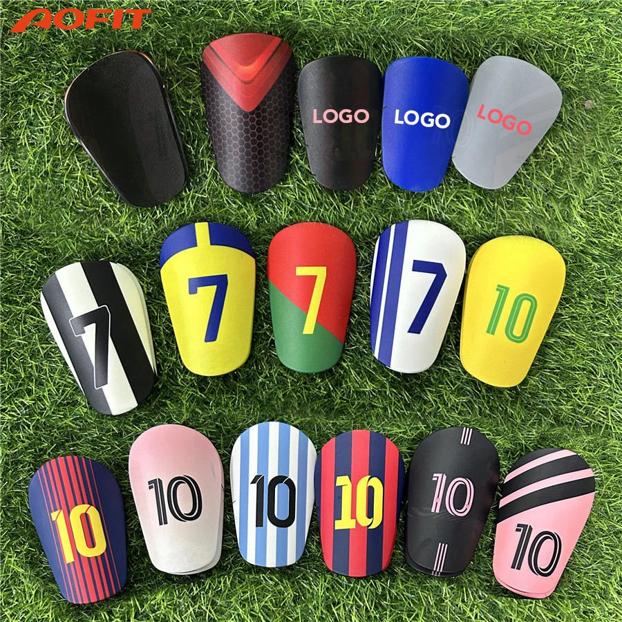 Power Punch Aofit Custom LOGO Football Shin Pads EVA Cushion Protection Mini Soccer