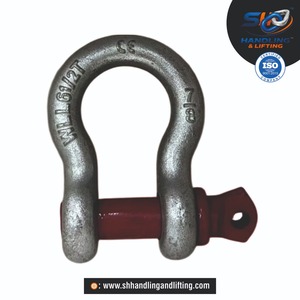 Industrial Alloy Steel Grade 80 G80 Screw Pin D Shackle Heavy Duty Lifting Rigging Shackle for Crane Wire Rope <b>Chain</b> Sling Hoist - Product Image 4