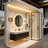 Salle de bain préfabriquée économique, salle de bain modulaire complète pour complexe d'appartements