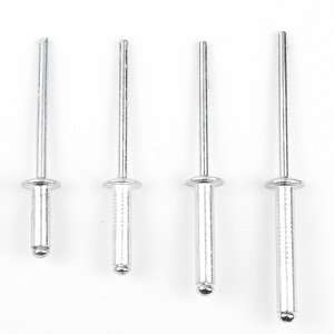 10 pièces/sac Rivets aveugles en acier au carbone et en fer à tête ronde M3-M6.4, différentes tailles, norme GB12618, grade 4.8, modèle T-12618 - Product Image 5
