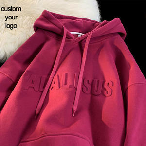 Hoodies Personalizados de Algodão Pesado 500 Gsm, Oversized, Estilo Streetwear, com Gráficos 3D para Homens, Hoodies com Relevo - Product Image 3