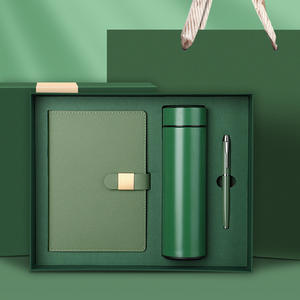 Set hadiah 2024 produk baru mangkuk vakum pena notebook jumlah pesanan minimum rendah set hadiah perusahaan promosi mewah dengan logo kustom - Product Image 3