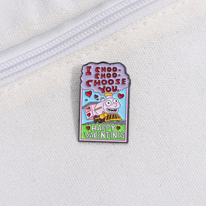 Sming Pins dibujos animados Simpsons inspirado esmalte broche te elijo Ralph <span class=keywords><strong>Lisa</strong></span> TARJETA <span class=keywords><strong>DE</strong></span> San Valentín mochila insignia accesorios <span class=keywords><strong>de</strong></span> ropa - Product Image 5