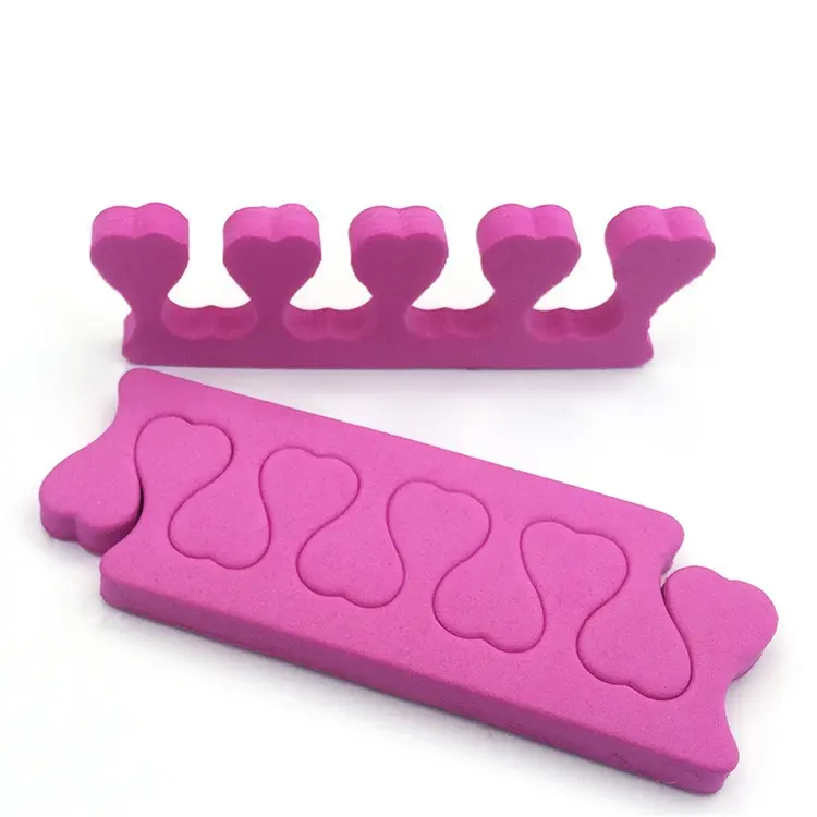 Heart-Shaped EVA Finger Toe Separator Professional Pedicure EVA Foam Fingernails Divider for manicure tools