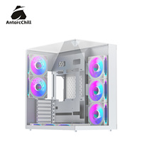 Boîtier PC AntarcChill White Full Tower Triple Verre avec Support Radiateur 360mm, Carte Mère ATX, USB 3.0 - Vente en Gros