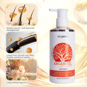 Vente en gros Augeas professionnel lissage réparation dommages cheveux traitement nourrissant huile d'argan masque capillaire pour les femmes - Product Image 6